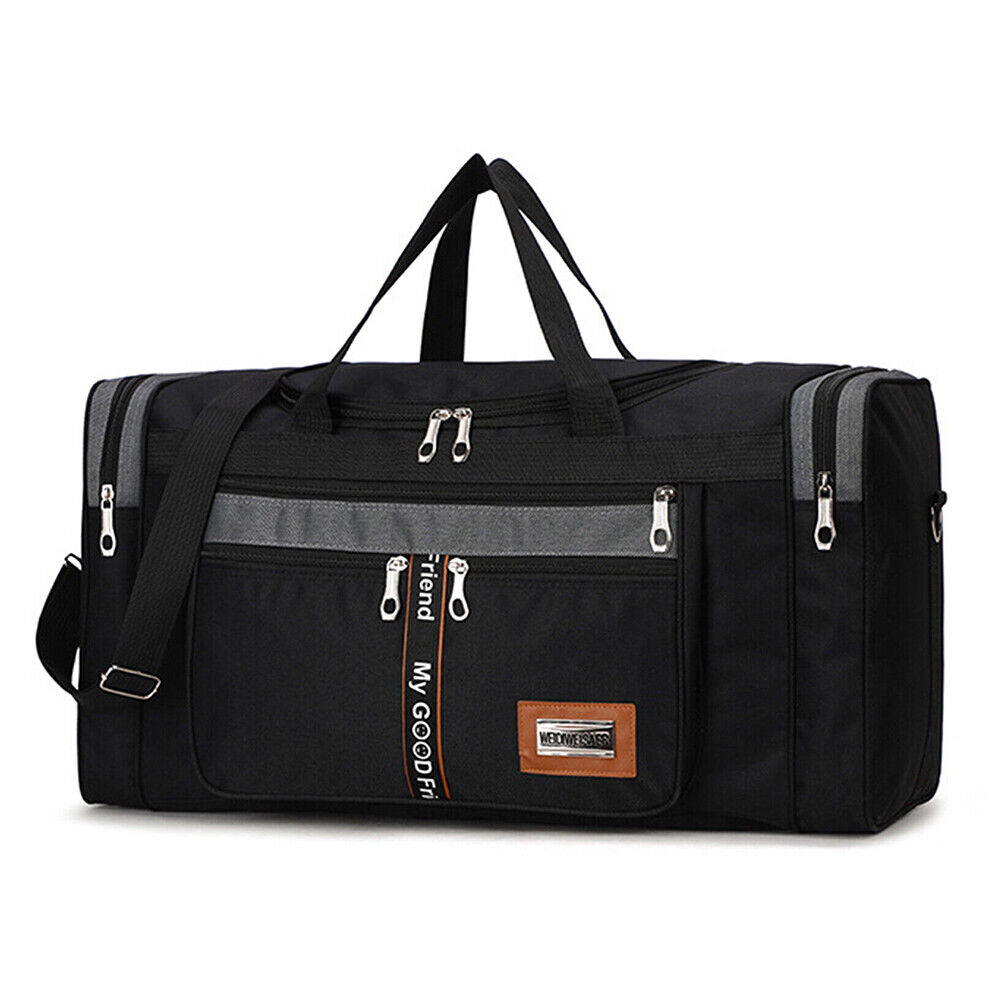 Oxford Duffle Luggage Bag Waterproof Travel Gym Sports Handbag w/ Shoulder Strap 24Hr Smart